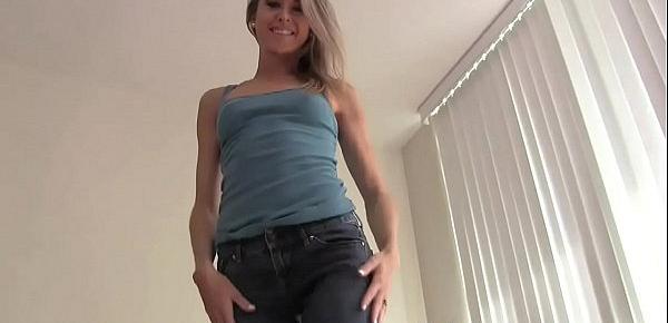  Do you like when I shake my ass in these tight jeans JOI